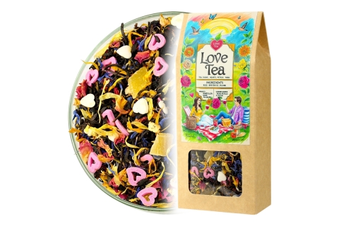 Herbata Czarna LOVE TEA (KT) (50g) Aromatyczny Napój Miłosny !!